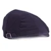 Berets Mens Sboy Cap Winter Hat Elastic Adjustable Ivy Flat Gatsby Plain Checks HATCS05331