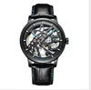 Polshorloges voor heren automatisch mechanisch horloge holle waterdichte multifunctionele zakelijke vrijetijdsartikelen luxe trend student WA156