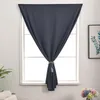 Curtain High Shade Short Curtains Kitchen Blackout For Living Room Bedroom Window Treatments Home Decoration Drapes