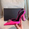 7AデザイナーシューズGianVitoheelsサンダル女性用女性靴サマーラグジュアリーデザイナーシューズ10.5cm 8.5cmゴールデンカーフレザーフットストラップヒールリアジッパーフットウェア34-42