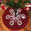 Christmas Decorations Tree Skirt Creative Elk Santa Claus Exquisite Printing Bottom Decoration Product