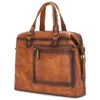 Maletines para hombre Maletín de cuero real 13 "Bolsa de documentos para computadora portátil Vintage Hombre Moda Negocios Agregado Portafolio Crossbody Bolsa de hombro1