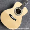 Chitarra personalizzata 2023, top in abete massiccio, tastiera in ebano, fasce e fondo in palissandro, chitarra acustica 45 di alta qualità da 39 "OM,