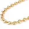 Chains Handmade Fashion Stainless Steel Gold Tone Coffee Beans Chain Link Mens Womens Necklace Or Bracelet 7-40" Unisex's Jewelry