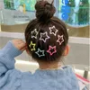 Söt färgglad stjärnvattendrop form hårklipp för flickor barn vackra hår dekorera hårnålar barn hårtillbehör GC1901