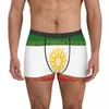 Underpants Mens Boxer Sexy Underwear Flag Of Male Panties Pouch Short Pants