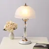 Table Lamps Modern Elegant Glass Bedroom Light Creative Study Room Desk Crystal Reading Lighting Fixtures