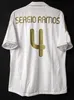 Madrid Retro piłka nożna Koszulki z długim rękawem T -koszulki guti Ramos Seedorf Carlos 13 14 15 16 17 18 Ronaldo Zidane Beckham Raul 00 01 02 03 04 05 Finały Kakaf Reals