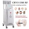 Máquina para esculpir boby CRYO EMS RF, placa criogénica EMS sin vacío, reducción de grasa, congelación, estiramiento de la piel, pérdida de peso para salón de belleza