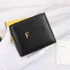 Sacos de desenhista de luxo mudança bolsa cartão bolsa bolsa curta carteira mens couro carta moda saco coreano cor bloqueando meia dobra homens fábrica venda direta