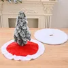 Christmas Decorations Arrival Tree Skirt Open Ended Anti-pilling High Soft Foldable Decorative Plush Bottom Ornament Pad