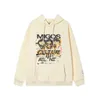 Men's Hoodies Sweatshirts Graffiti Designer Galleryes Depts Gary Painted Used Letters Printed Loose Casual Fashio Trend