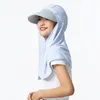 Foulards OhSunny Couvre-tête vide Châle Chapeau de soleil avec cou Protection complète Femmes UPF 1000 UV Lavable BeachScarves