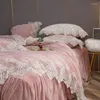 Set di biancheria da letto in flanella di seta invernale piumino double face kawaii set spesso singolo adolescente parure de lit tessili per la casa DH50FZP