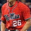 Nuevas camisetas viste camisetas de béisbol de la NCAA Ole Miss College 2021 Tyler Keenan Servideo Anthony Tim E