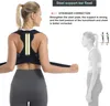 Supporto per la schiena Uomo Donna Correttore posturale Cintura Clavicola Colonna vertebrale Correttore lombare Correzione corsetto Smettila di slouching Trainer