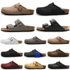 COG MEN Kvinnor Designer Sandaler COGS Slippers läderväska Huvud Pull Cork Flats Mules Woody Loafers för män Kvinnor Slipper Sandaler Brown Svart Slide Sliders 35-46