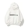 Moletons masculinos Moletons de luxo Esss Ential Brand Jackets Peito Letter Hoodie Sweatshirt com capuz Sweatshirt Casaco Jaqueta