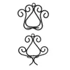 Bougeoirs Style rétro fer tenture murale support ornement porte-lumière candélabre chandelier pour dîner chambre mariage