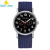 Wristwatches Wal-Joy Brand Creative Water Resistant Fashion Men Hand Watch High Quality Nylon Strap Business Handwatch Montre Homme