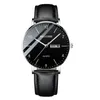 Нарученные часы Montre Homme 2023 Top Brand Mens Watch Steel Stec Sterber Ультра-тонкий водонепроницаемый