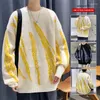 Sweter męski Sweters Męski Sweter 2023 Zima Zimowa Keep Student Student Męski Knitover Pullover Teenage Boys Korean Style M04