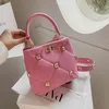 New Evening Bags Trendy Fashion Bucket Bag Large Capacity Ladies Summer Cat Messenger Female Net Red One-shoulder Handbag