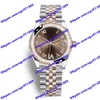 6 Modelo Relógio de alta qualidade 2813 Sports Automático Rosa Automático 278341rbr 31mm Marrom Roman Dial Diamond Watch Gold Rose Stap Sapphire Glass Watch Grey Watch