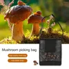 Storage Bags Practical Mushroom Foraging Pouch Portable Hunting Bag Mesh Design Men Women Picking