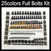 268 st Complete Moto Body Full Screws Kit för Yamaha YZF1000R Thunderace YZF 1000R 96 97 98 99 00 2001 2002 2003 Motorcykelmässa