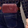 허리 가방 Pu Vintage Pack 다기능 전화 코인 가방 유니에 렉스 벨트 야외 작은 지갑 남성 여성 Bolsa