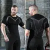 Erkek Tişörtleri Çalışan Sıkıştırma Tshirts Hızlı Kuru Futbol Jersey Fitness Sıkı Spor Giyim Spor Sporu Kısa Kollu Gömlek Nefes Alabilir