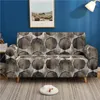 Chair Covers Marble Texture Pattern Sofa For Living Room Stretch Non-slip Couch Cover Slipcover Protector 1/2/3/4 Seater