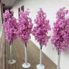 decoration Tall round metal frame flower decoration stand for wedding backdrop aisle runner Wedding Large floor stage white pillar walkway chandelier 578