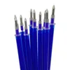 Canetas em gel 30pcs/conjunto de refil de caneta apagável 0,5 mm azul de tinta preta de capa do escritório da escola de estacionamento estudante de papelaria Presente Presente