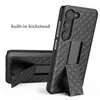 Samsung Holster Shell Defender Kickstand Handyhülle mit Federgürtelclip für Samsung S21 S22 S23 Note 20 A52 A72 Heavy Duty Hybrid Schutzhülle