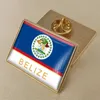 Drapeau National du Belize Cristal Résine Insigne Broche Drapeau Insignes de Tous Les Pays du Monde