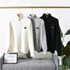 Men S Sweaters S Sweater Brand Hip Hop Street Jacket Shirt Cotton Thin Classic Stand Collar Inverted Triangle Embroidery Spring Woolen Zipper Coat
