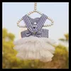 Hondenkleding tutu jurk voor kleine honden chihuahua streep print rok puppy katten prinses kleding vestidos para perritas