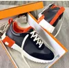 Top Scarpe casual di lusso Marche popolari Scarpe da ginnastica rimbalzanti Scarpe da uomo Mesh traspirante Skateboard Walking Sport all'aria aperta Uomo Scarpe da ginnastica con lacci Des Chaussures EU38-46 Box