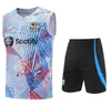 2023/24 바르셀로나 반팔 조끼 barca 성인 소년 LEWANDOWSKI F. DE JONG 트레이닝 복 chandal futbol survetement ANSU FATI Camisetas de football TRACKSUIT kit