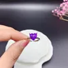 Cluster Rings 2023 Heart Style Natural Citrine/ Amethyst Ring For Women Jewelry Real 925 Sterling Silver Charm Fine Good Gift