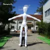 Parade Performance Walking Flatable Alien Puppet Dummy Model 3.5m Blow Up Mannequin Suit With RGB Light for Carnival Event