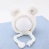 Berretti morbido inverno a orecchio caldo Protezione da peluche bernomerba berretto Cappelli per bambini cofano per bambini