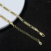 Anklets Initial Ankle Bracelet For Women Teen Girls 4mm Figaro Chain With Rhinestone Filled Letter Alphabet Foot Jewelry