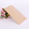 Jewelry Pouches Wholesale 15cmx24cm Brown Kraft Paper Aluminium Foil Zip Lock Bag Food Packaging Ziplock Coffee Candy Bags