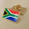 South African Flag Crystal Resin Drop Badge Brooch Flag Badges of All Countries in the World