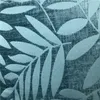 Kudde/dekorativ lyxig tjock chenille teal/ockra/gr￤dde jacquard t￤cker soffa dekorativa blad kast kuddvaken fr￥n fabrik