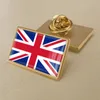 British Flag Crystal Drop Rubber Badge Brooch Flag Brooch of All Countries in the World