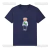 Designer Luxury ralphs polos Classic T Shirt Chest RL Big Bear Logo Imprimé Hommes Et Femmes Top Été Coton Respirant Lâche Tees
